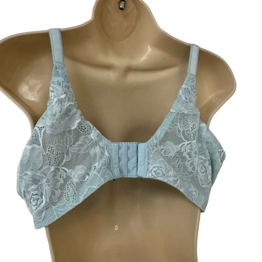 Torrid Lace Blue Underwire Back Close Adjustable Lightly Lined Bra 38 DDD - Picture 6 of 11